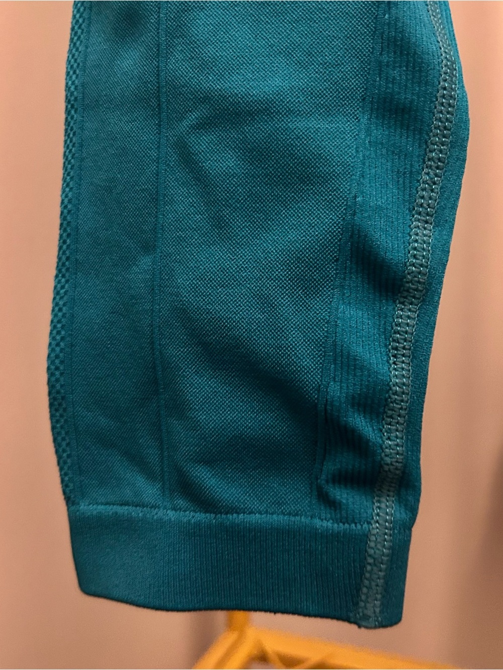 Homma Athleisure high waisted tummy control stretch leggings in teal size L - Picture 6 of 8